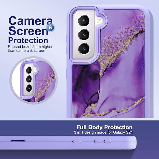 Back Cover Σιλικόνης Μωβ (Galaxy S21 5G)