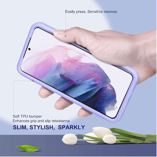 Back Cover Σιλικόνης Μωβ (Galaxy S21 5G)