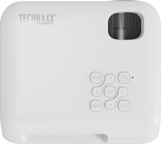 Technaxx Proiector LCD Full HD cu Lampă LED cu Wi-Fi și Difuzoare Încorporate TX-332