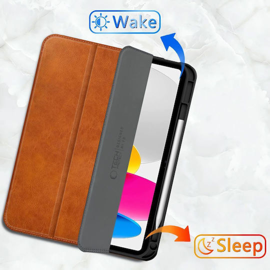 Tech-Protect Flip Cover Καφέ (iPad 10.9” 2022, iPad 11” 2025)
