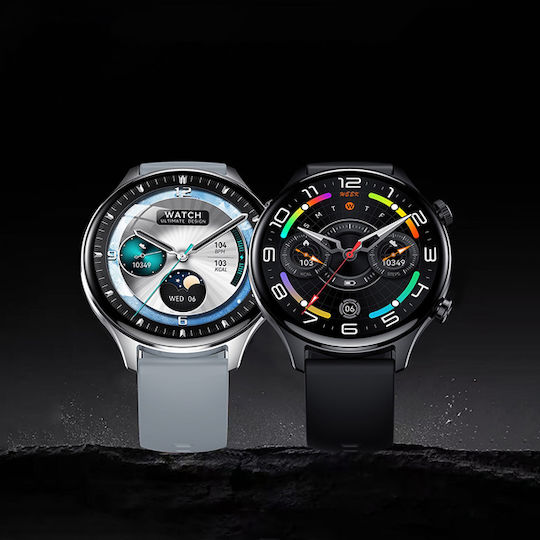 XO J14 Smartwatch mit Pulsmesser (Silber)