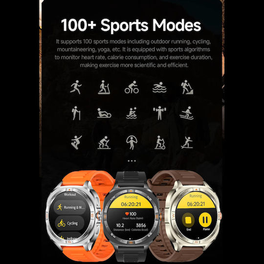 Microwear G400 Smartwatch with Heart Rate Monitor (Black)