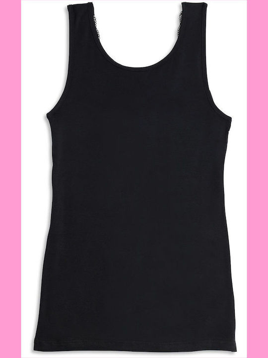 Women's Sleeveless T-Shirt Black