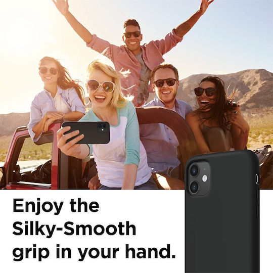 Elago Umschlag Rückseite Silikon / Kunststoff Schwarz (iPhone 11)