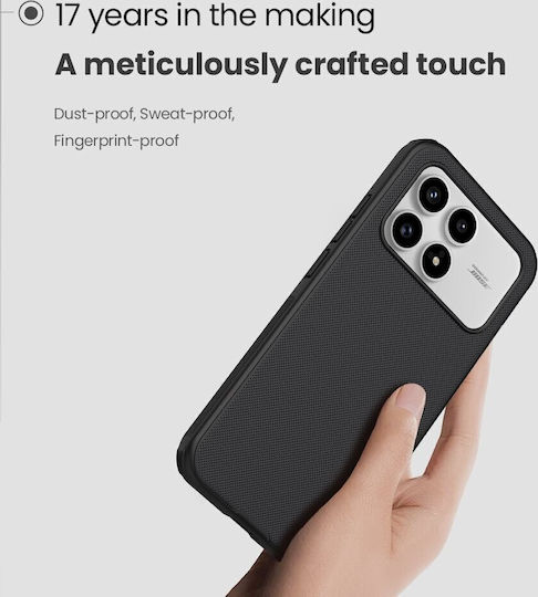 Nillkin Super Frosted Back Cover Plastic / Silicone Black (Poco F8 Pro)
