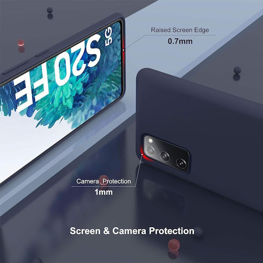 Back Cover Silicon / Plastic Albastru (Galaxy S20 FE)