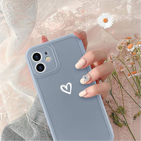 Задна корица Силикон с Каишка Сив (iPhone 12)
