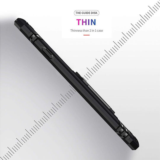 Back Cover Silicone / Plastic 0.3mm Black (iPhone 8/7)