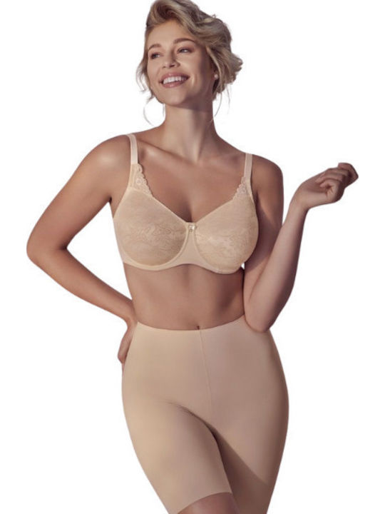 Beige Minimizer Sutien fără căptușeală cu Baloane