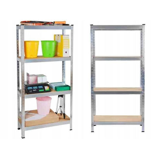 Ραφιέρα Dexion Γαλβανιζέ 75x30x150εκ. με 4 Ράφια Συνολικής Αντοχής 700kg