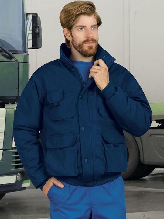Valento Sanak Arbeitsjacke Marineblau