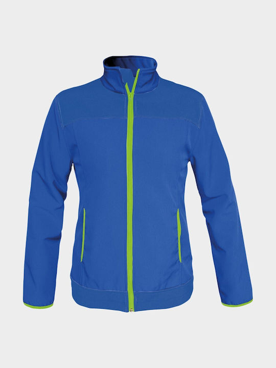 Stenso Vivid Arbeitsjacke Softshell Blau Königsblau