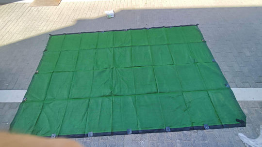 Dalimond Schattierungsnetz Grün Mit Hoop 4x5m 150gr/m²