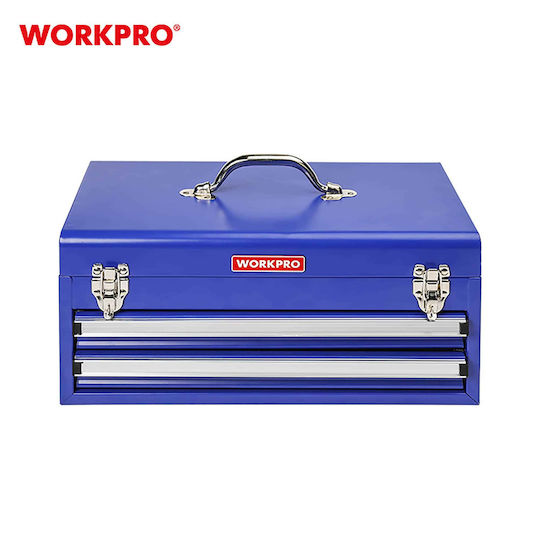 WorkPro Metallic Tool Carrier with Toolbox W46xD24xH22cm