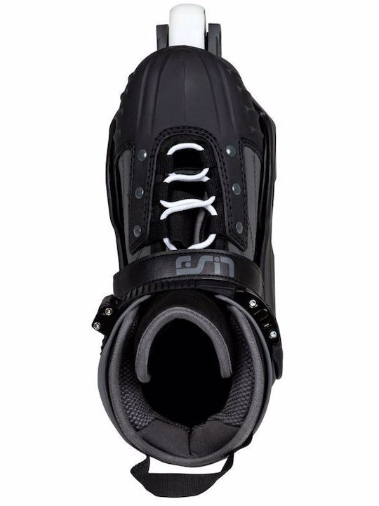 Usd Skate Transformer Inline Adjustable Rollers Black Adults/Kids