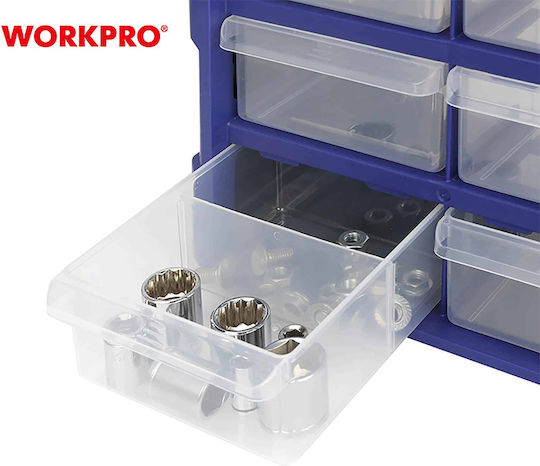 WorkPro Συρταριέρα Εργαλείων Πλαστική Π47.5xΒ38xΥ16εκ.