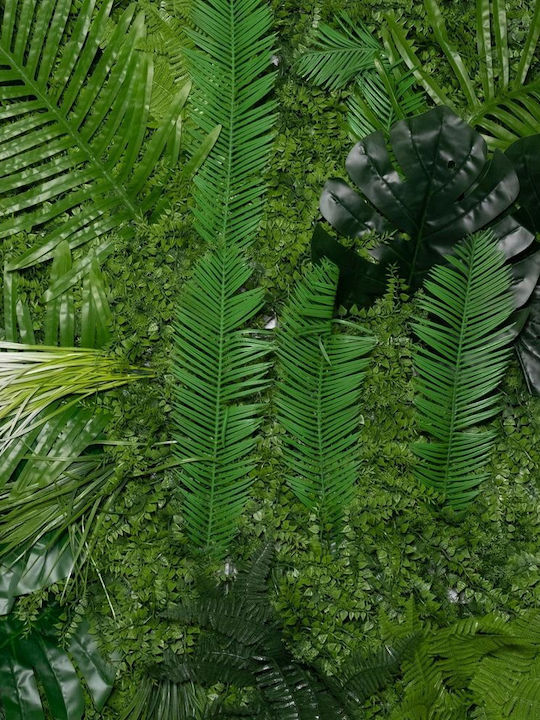 Supergreens Συνθετικό Πάνελ Φυλλωσιάς Φτέρη Φοίνικα Hawaii 1x1m