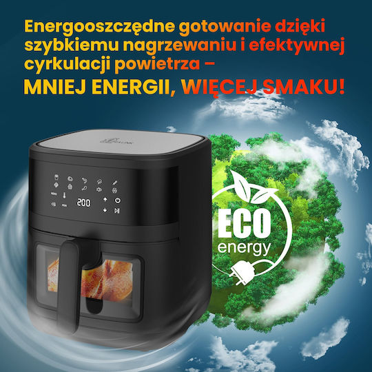 Extralink Air Fryer 6.5lt Black