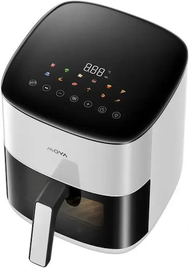 Mova Pro Air Fryer με Wi-Fi 6lt Λευκό
