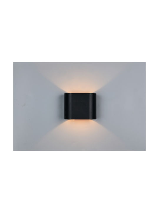 Trio Lighting Alani Φωτιστικό Τοίχου με Ντουί G9 Μαύρο 15x8x12εκ.