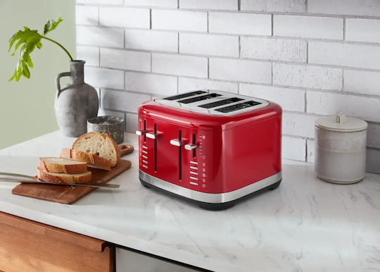 Kitchenaid Toaster 4 Schlitze 1960W Rot