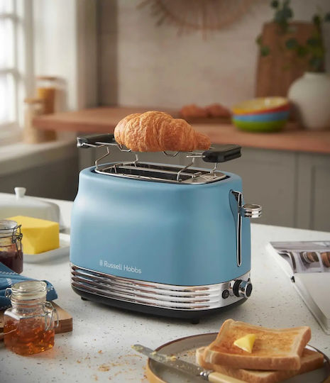Russell Hobbs Toaster 2 Schlitze 930W Blau