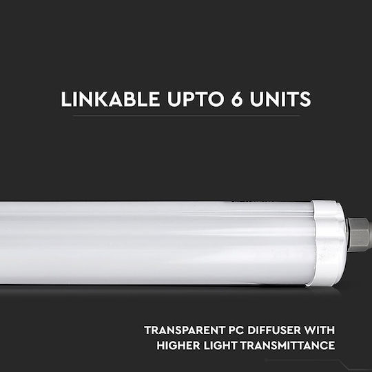 Led Waterproof IP65 Fluorescent Type Lighting Batten 150cm V-tac Cree Vhip Led 48w 6430lm 4000k – 2162876