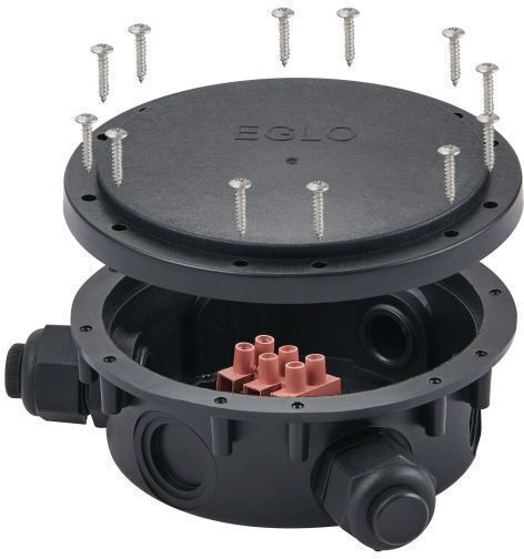 Eglo Surface Mounted Electrical Box Branching Watertight IP68 in Black Color