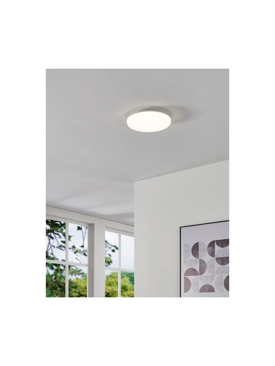 Eglo Outdoor Ceiling Light with Integrated LED in White Color 901532