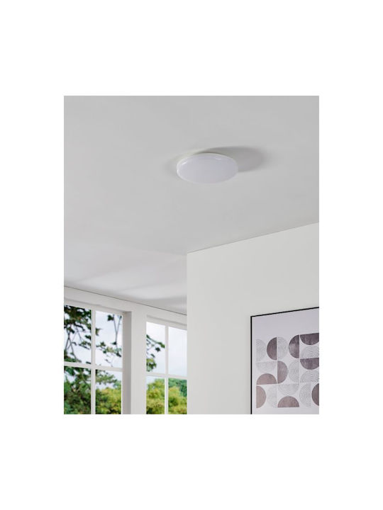Eglo Outdoor Ceiling Light with Integrated LED in White Color 901532