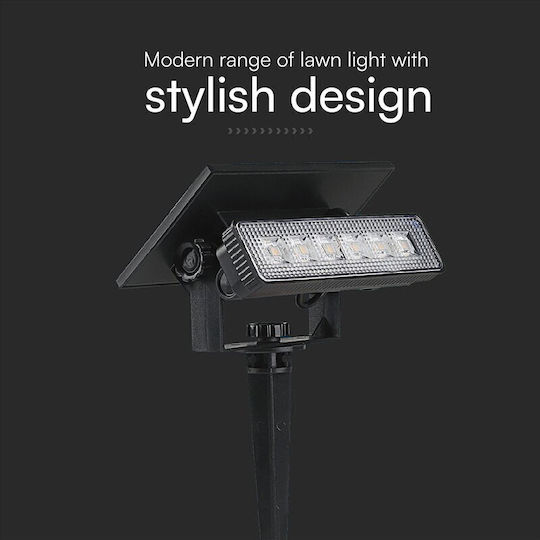 V-TAC Solar Light 0.9W 80lm with Warm White Light 3000K IP65