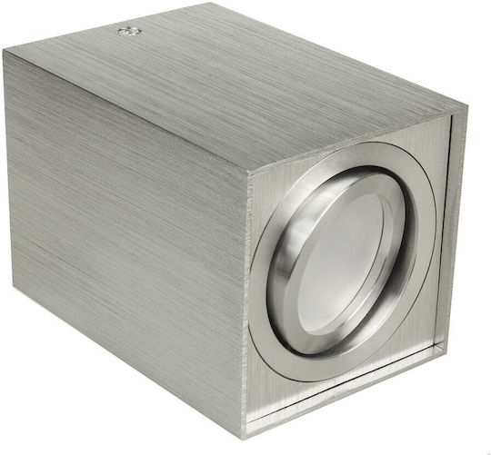 Maclean Energy Single Spot with Socket GU10 in Silver Color