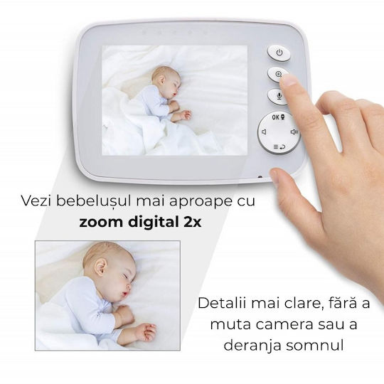 Kidizi SM32 Ασύρματη Ενδοεπικοινωνία Μωρού με Αμφίδρομη Επικοινωνία & Νανουρίσματα