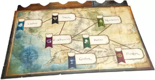 Board Game Lord of the Rings: The Duel for Middle-earth for 2 Players 10+ Years Old (PL) Rebel