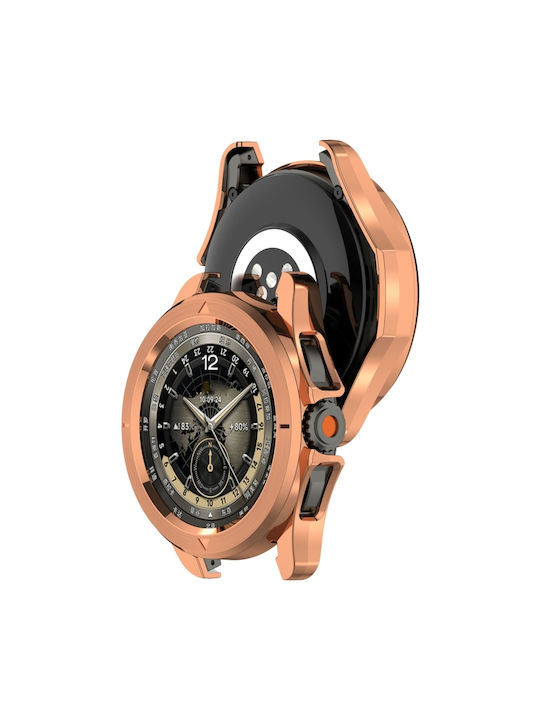 Protective Cover Case Plating Xiaomi Watch S4 Sport Rose Gold