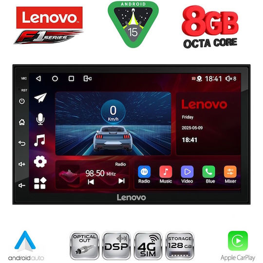 Car Audio System 2004-2008 (Bluetooth/USB/WiFi/GPS/Apple CarPlay/Android Auto) with 7" Touch Screen