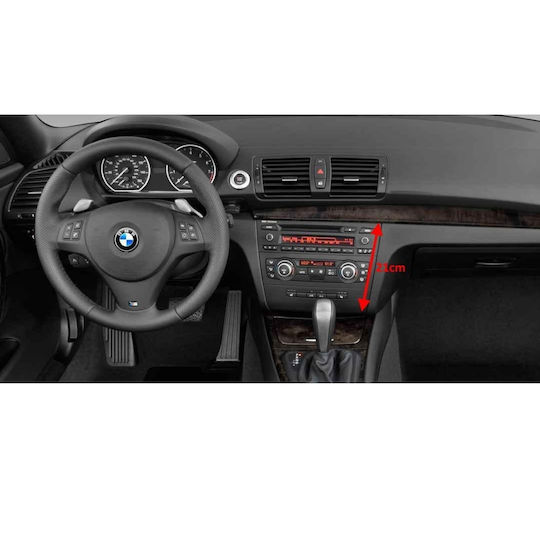 Lenovo Ηχοσύστημα Αυτοκινήτου για BMW Σειρά 1 2004-2013 με Clima (Bluetooth/USB/WiFi/GPS/Apple-Carplay/Android-Auto) με Οθόνη Αφής 9"