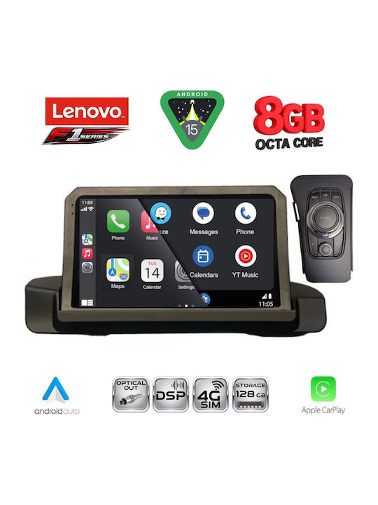 Lenovo Car Audio System for BMW Series 3 2005-2012 (Bluetooth/USB/WiFi/GPS/Apple-Carplay/Android-Auto) with Touch Screen 9"