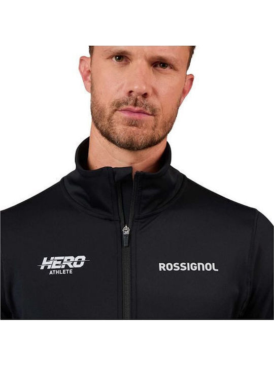 Herren Fleecejacke Schwarz