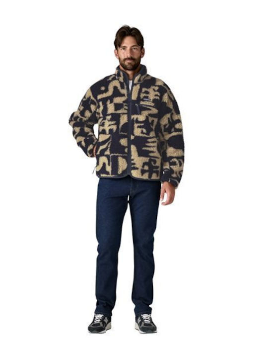 Men's Fleece Cardigan Natural