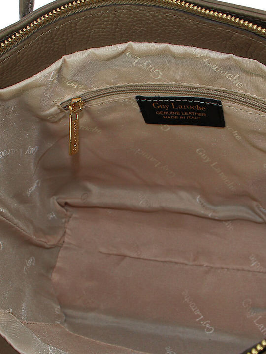Leather Women's Bag Shoulder Taupe