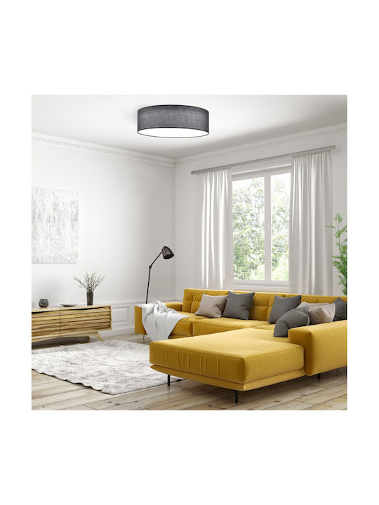 Navaris Deckenleuchte Gray mit Integrierter LED und Fernbedienung