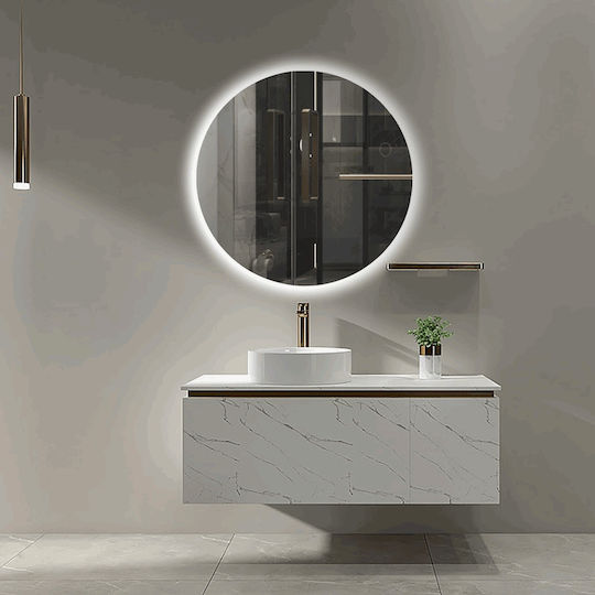 Imex Oporto Oglindă de Baie Rotundă Lumini LED 80x80cm