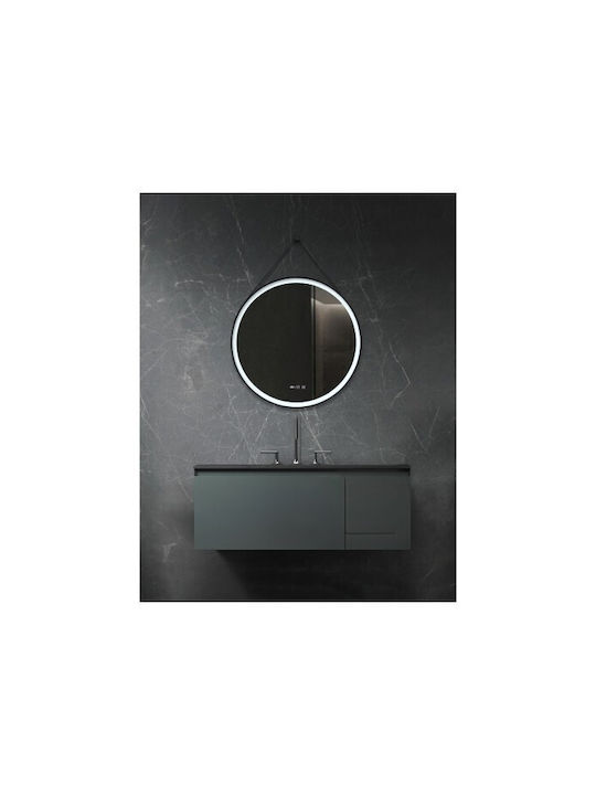 Sparke Oglindă de Baie Rotundă Lumini LED 70x70cm