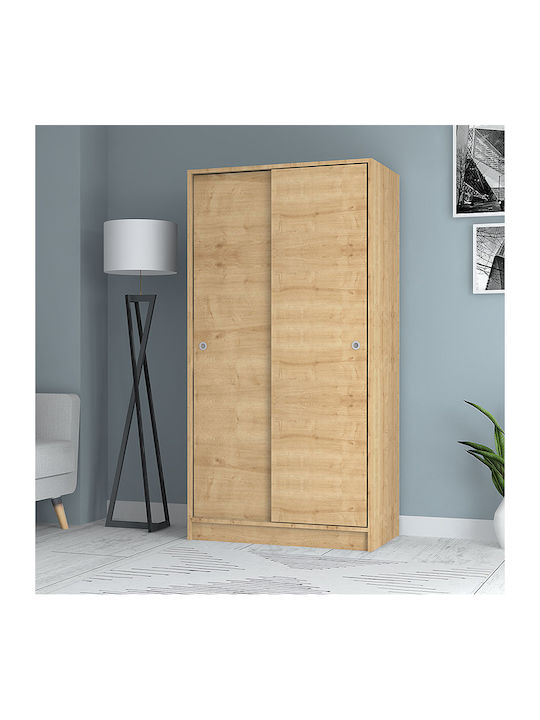 Double Door Wardrobe Sliding Misra 94x52x182cm