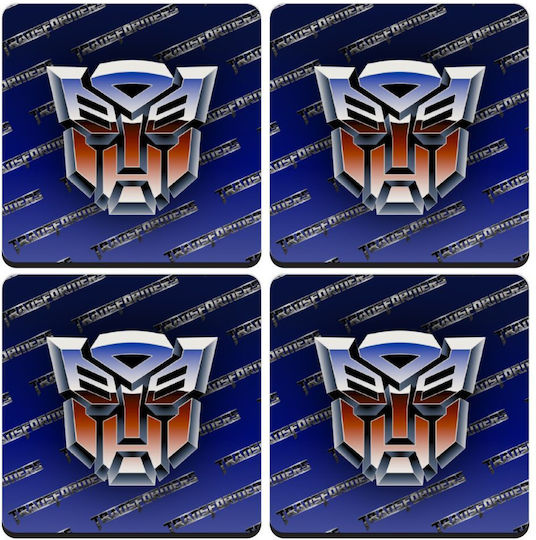 Koupakoupa Transformers Сувенир Дърво Син 4бр