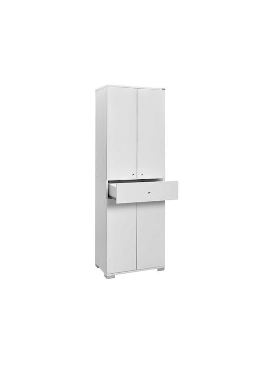 Doppeltür Kleiderschrank Diamond White 60x40x187cm
