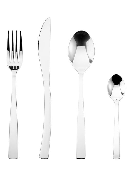 Secret de Gourmet Besteckset Edelstahl Silber 24Stück