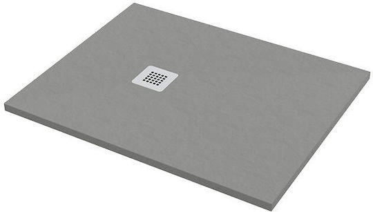 Sirene Γρανίτης Ντουζιέρα 100x80cm Γκρι