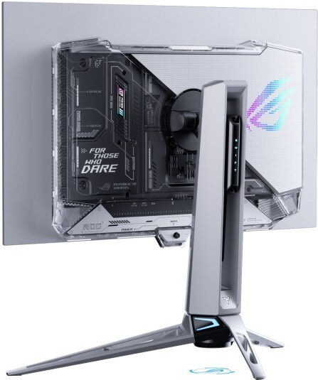 Asus ROG Swift PG27AQWP-W OLED HDR Spiele-Monitor 26.5" QHD 2560x1440 540Hz mit Reaktionszeit (GTG) 0.2ms Silber